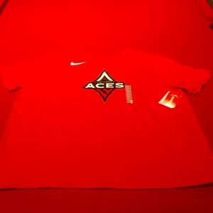 Mens new XXL Nike Las Vegas Aces WNBA short sleeve t-shirt